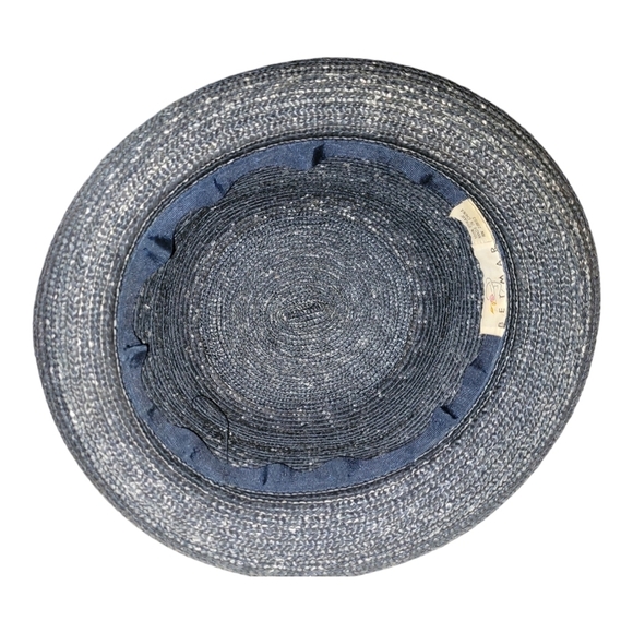 Betmar black vintage straw hat 8 - Picture 4 of 6